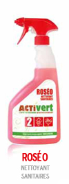 Roséo nettoyant sanitaires